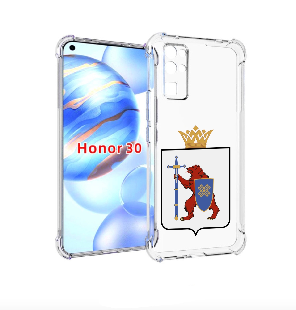 

Чехол бампер MyPads герб-марии-эл-иошкар-ола для Honor 30 (BMH, Прозрачный, Tocco