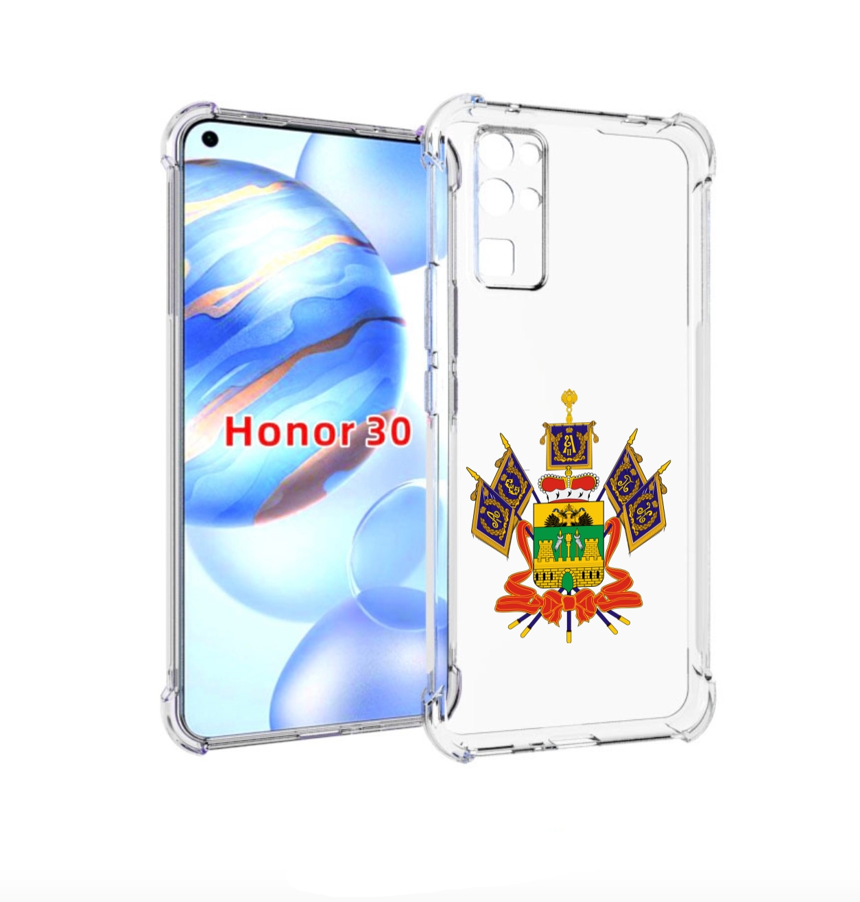 

Чехол бампер MyPads герб-краснодарскии-краи для Honor 30 (BMH-, Прозрачный, Tocco