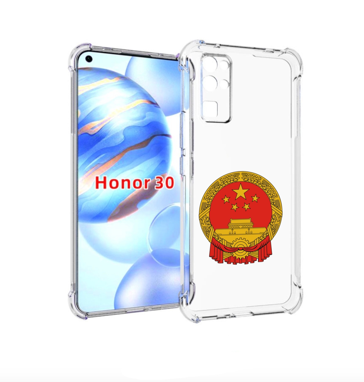 

Чехол бампер MyPads герб-китаи для Honor 30 (BMH-AN10) противоу, Прозрачный, Tocco