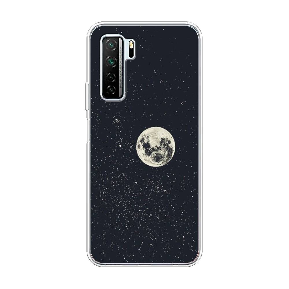 

Чехол на Huawei Nova 7 SE "Полнолуние", Красный, 6102950-2