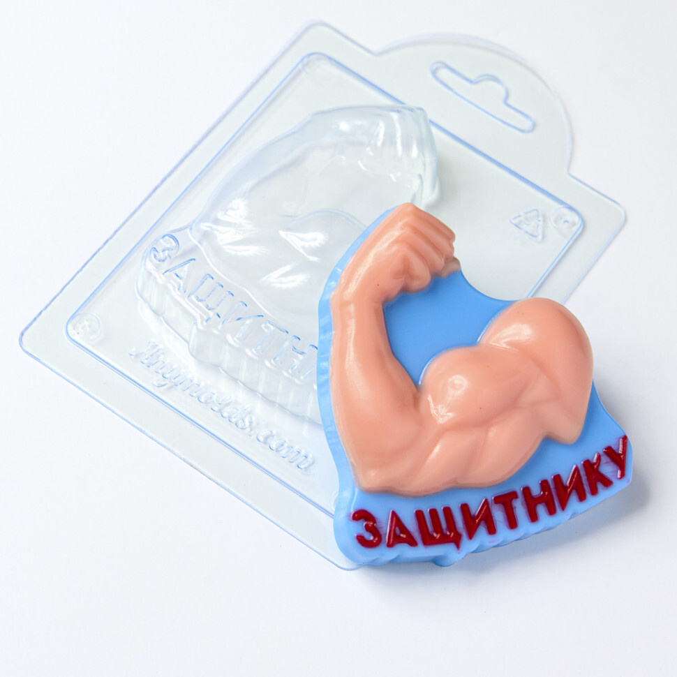 

Форма для шоколада пластиковая AnyMolds защитнику., Прозрачный