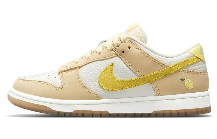 

Кеды унисекс Nike Dunk Low lemon drop белые 37.5 EU, Белый, Dunk Low lemon drop