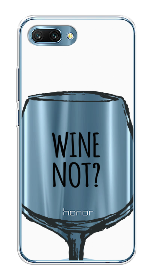 

Чехол на Honor 10 "Wine not white", Белый, 65350-6