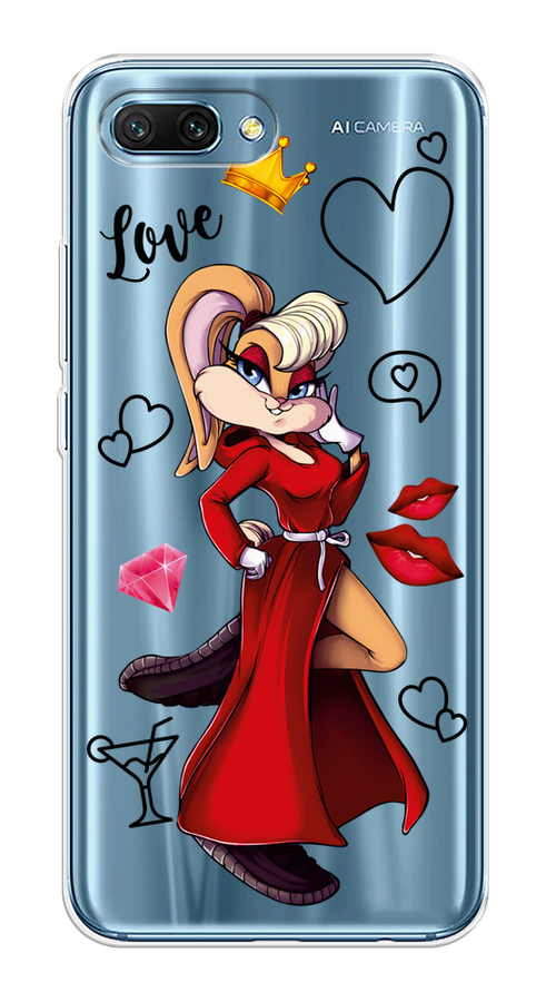 

Чехол на Honor 10 "Rich Lola Bunny", Красный;бежевый;оранжевый, 65350-6