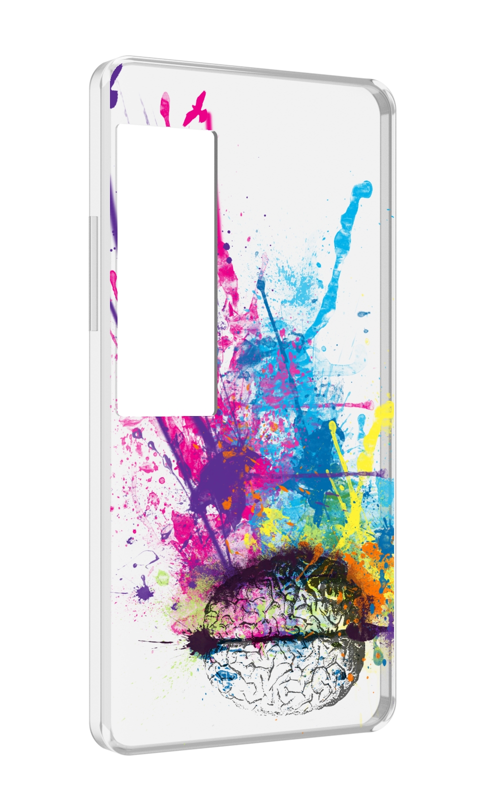 

Чехол MyPads яркий красочный мозг для Meizu Pro 7 Plus, Прозрачный, Tocco