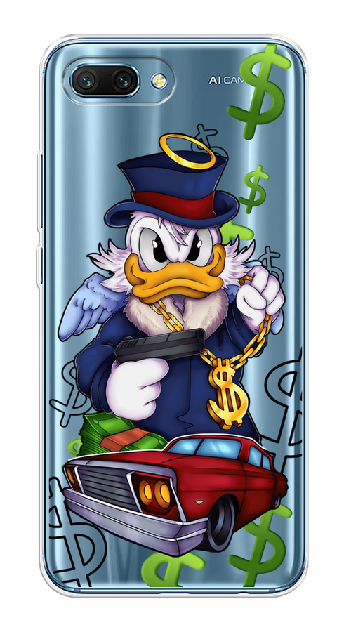 

Чехол на Honor 10 "Scrooge McDuck with a Gold Chain", Красный;синий;белый, 65350-6