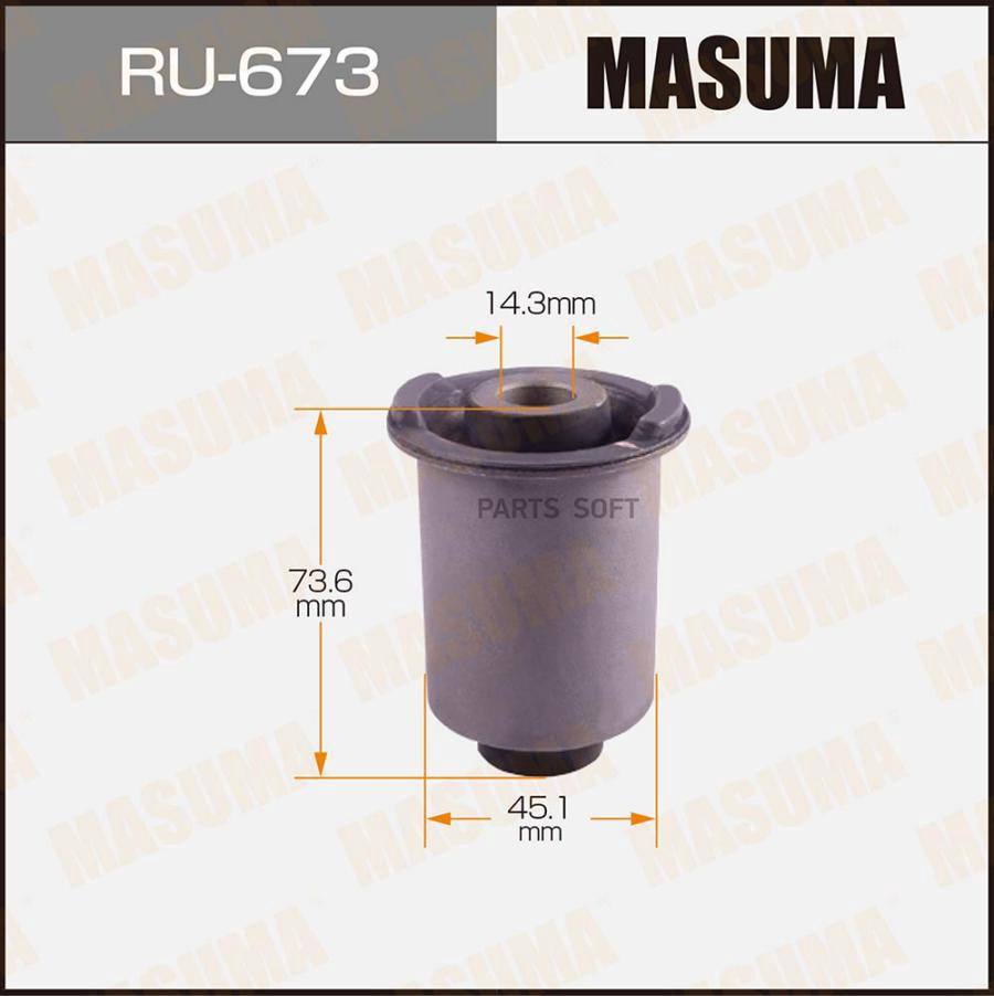 

Сайлентблок Masuma арт. RU-673