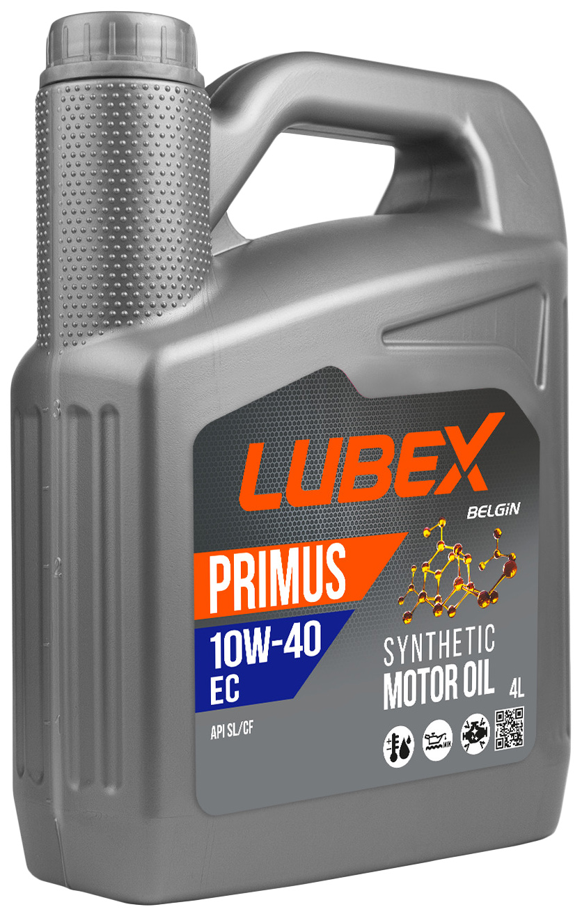 Моторное масло LUBEX синтетическое PRIMUS EC 10W40 4л