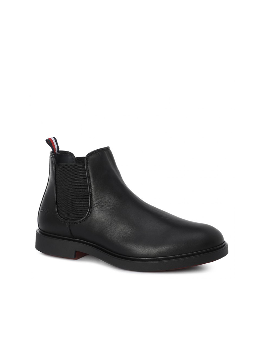 

Полусапоги мужские Tommy Hilfiger FM0FM03805 черные 46 EU, FM0FM03805