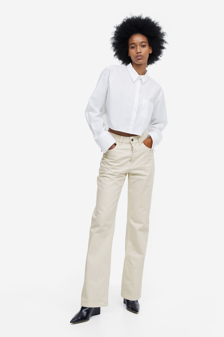 

Джинсы женские H&M 1136205003 белые 38 EU (доставка из-за рубежа), Белый, 1136205003