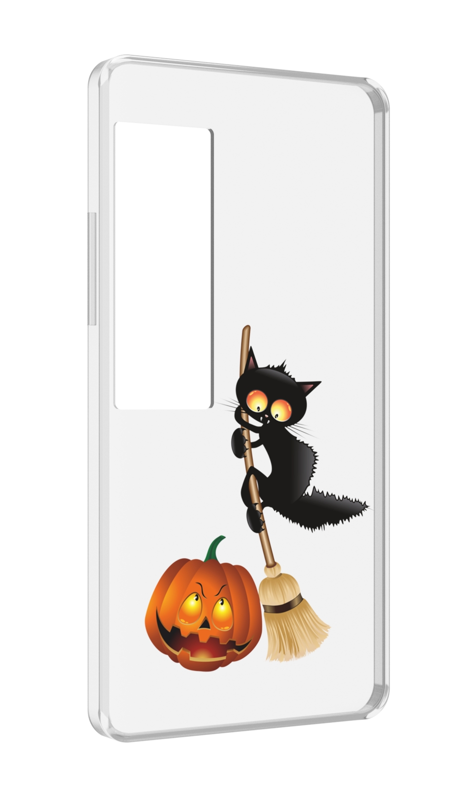 

Чехол MyPads хэлуинский котик для Meizu Pro 7 Plus, Прозрачный, Tocco
