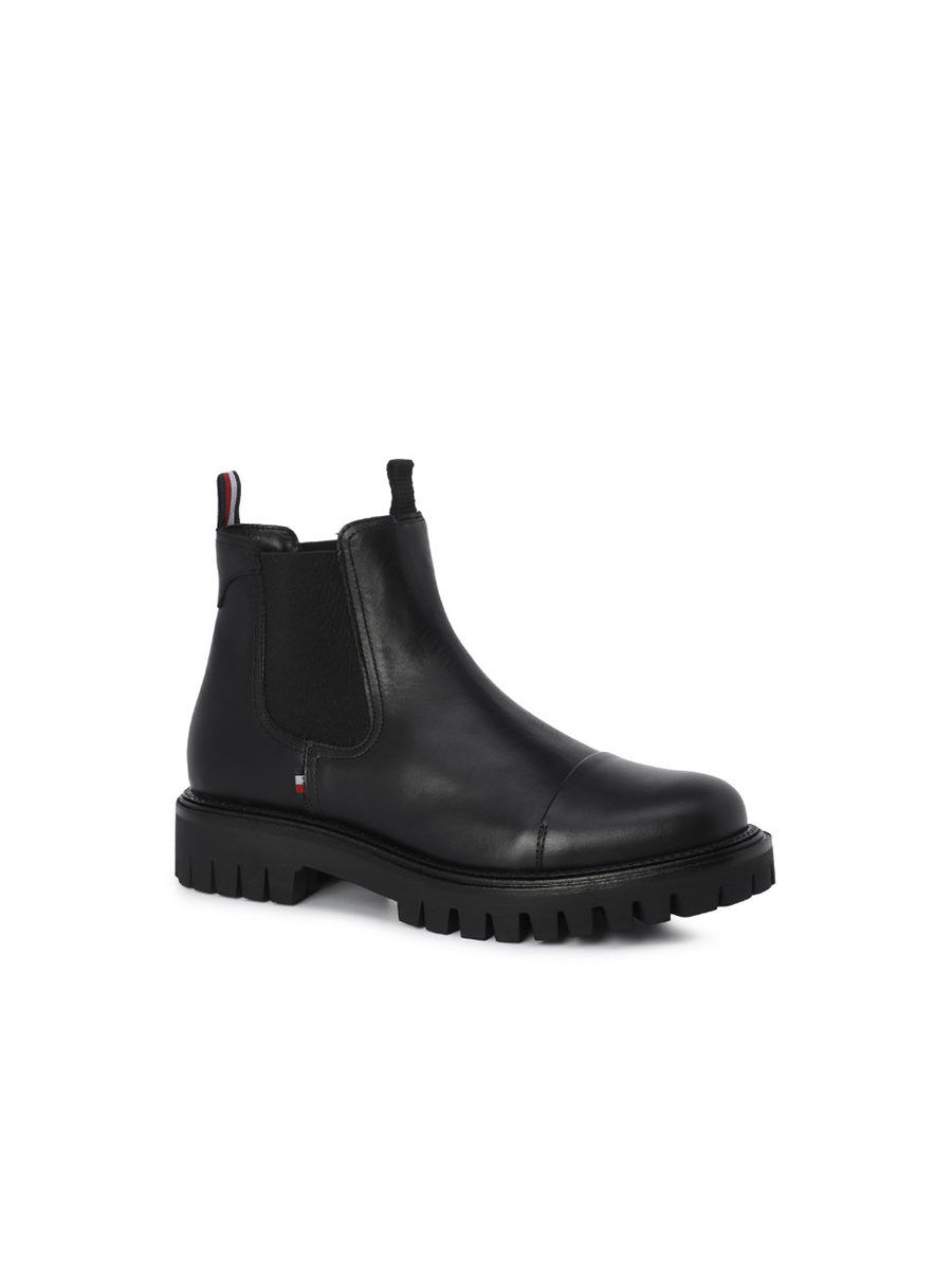 

Полусапоги мужские Tommy Hilfiger FM0FM03771 черные 40 EU, FM0FM03771