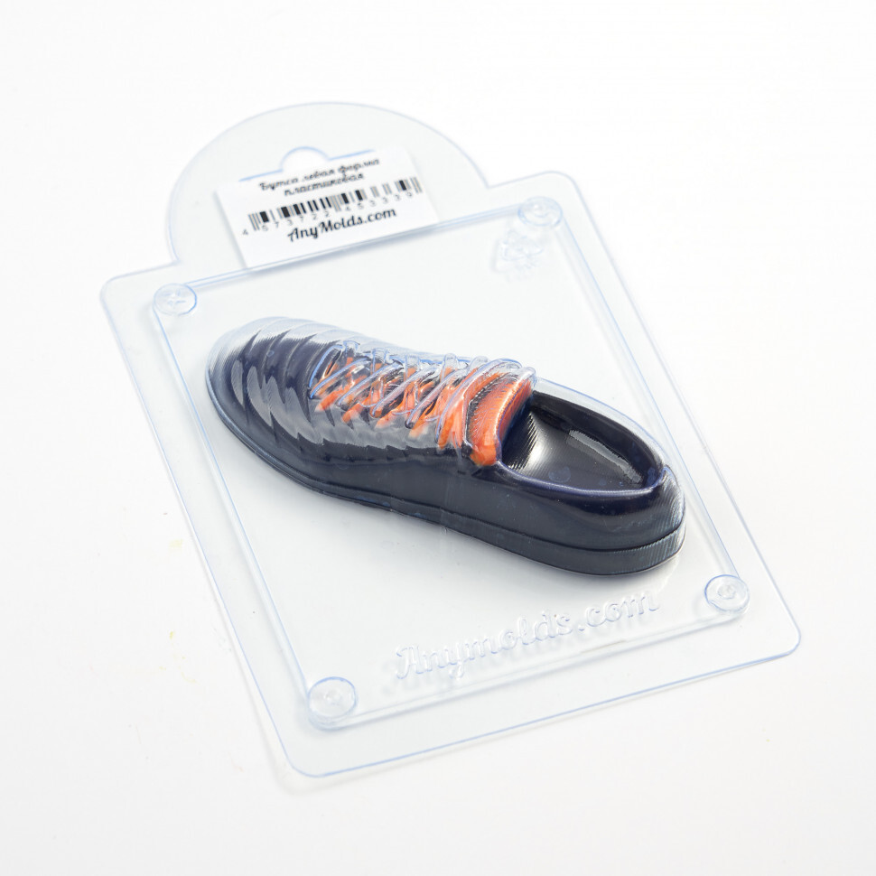 

Форма для шоколада пластиковая AnyMolds бутса левая, Прозрачный