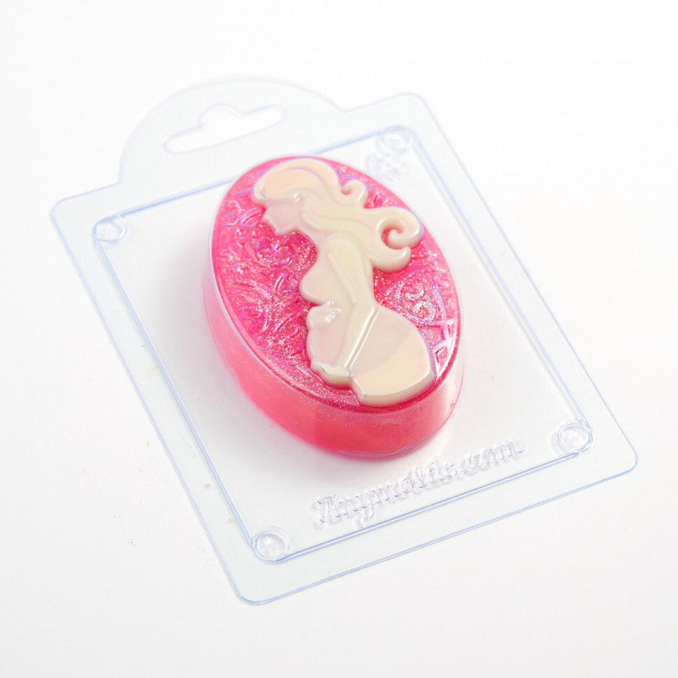 

Форма для шоколада пластиковая AnyMolds будущая мама, Прозрачный