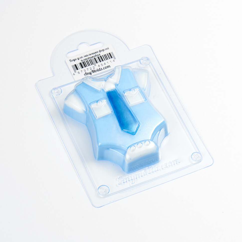 

Форма для шоколада пластиковая AnyMolds боди для мальчика, Прозрачный