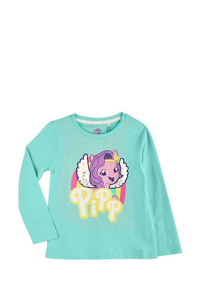 Лонгслив детский My little pony AW21MLP013332 бирюзовый р.128