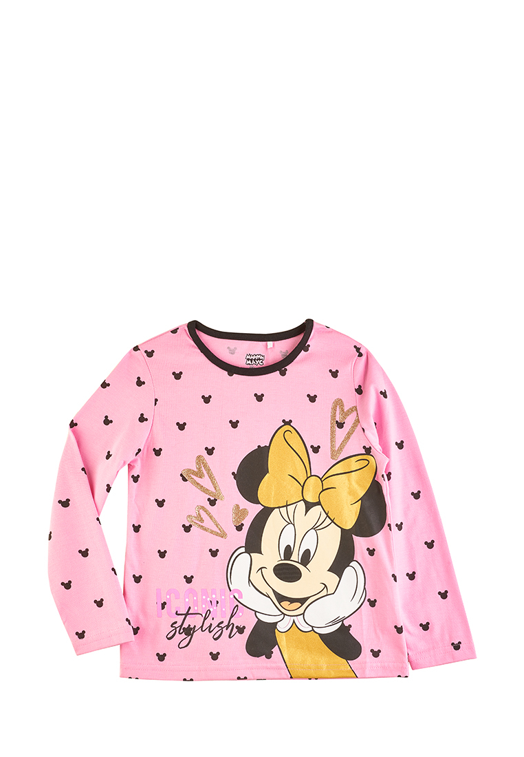 фото Лонгслив детский minnie mouse aw21mm0033829 розовый р.98