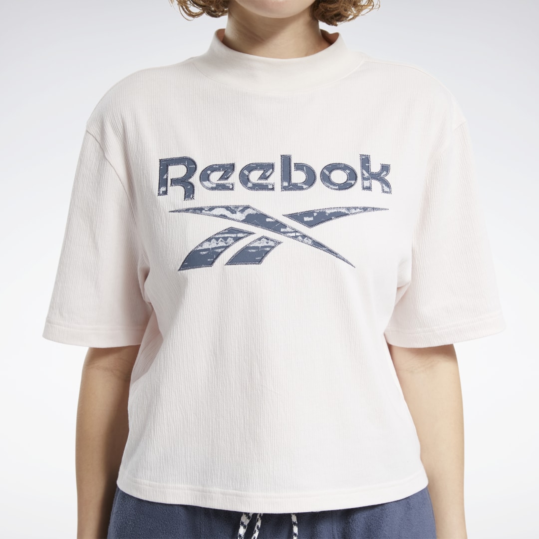 фото Футболка женская reebok ft6267 белая s