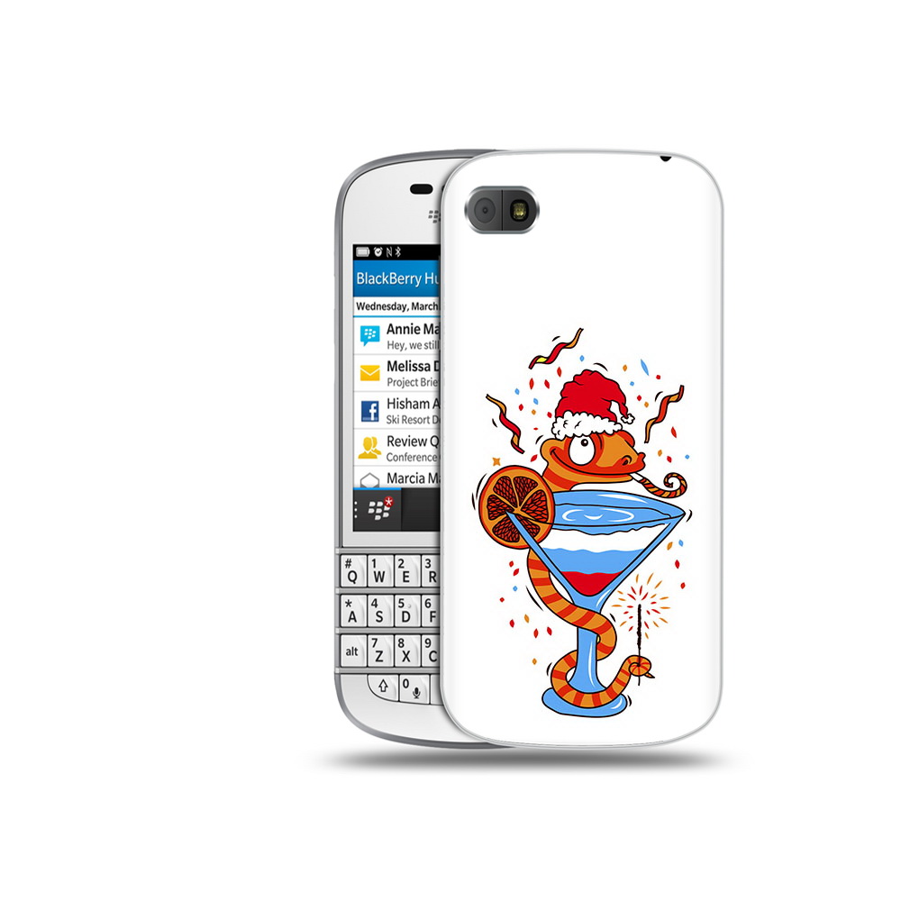 

Чехол MyPads Tocco для BlackBerry Q10 змейка, Прозрачный, Tocco