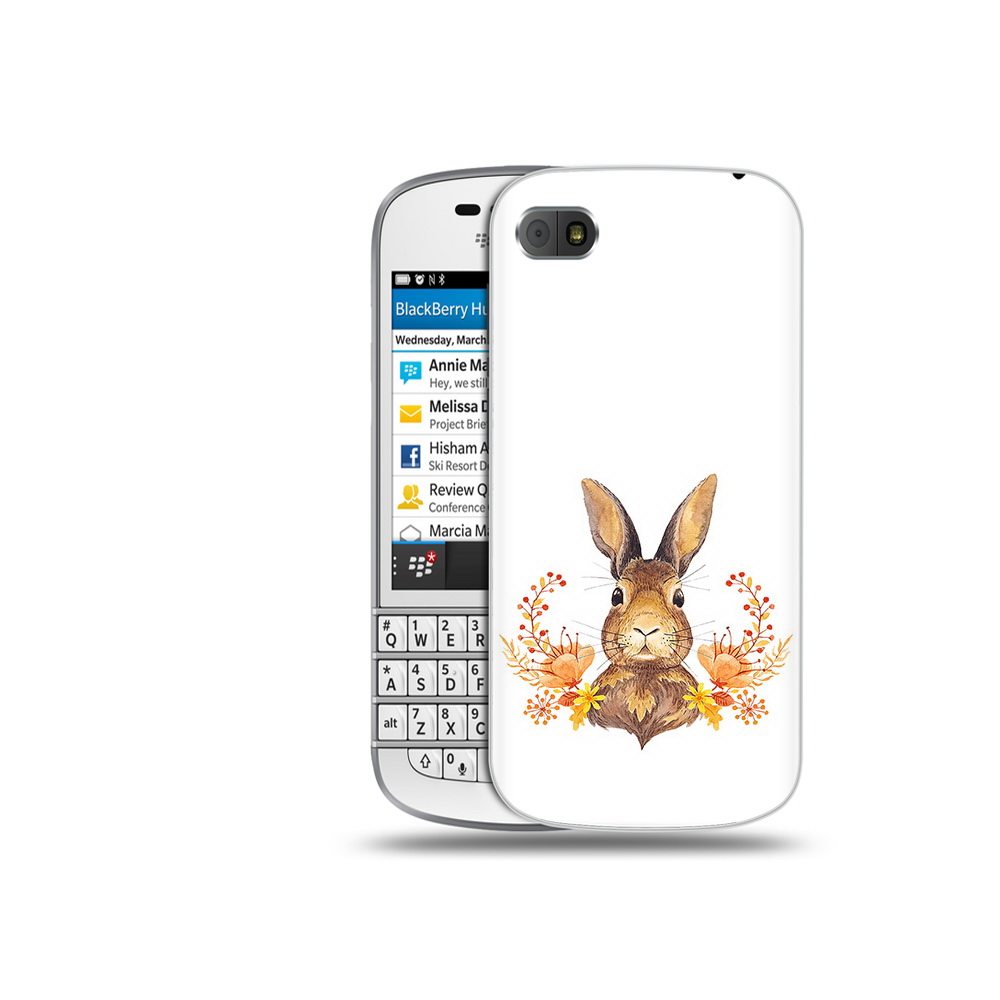 

Чехол MyPads Tocco для BlackBerry Q10 зайка в цветах, Прозрачный, Tocco