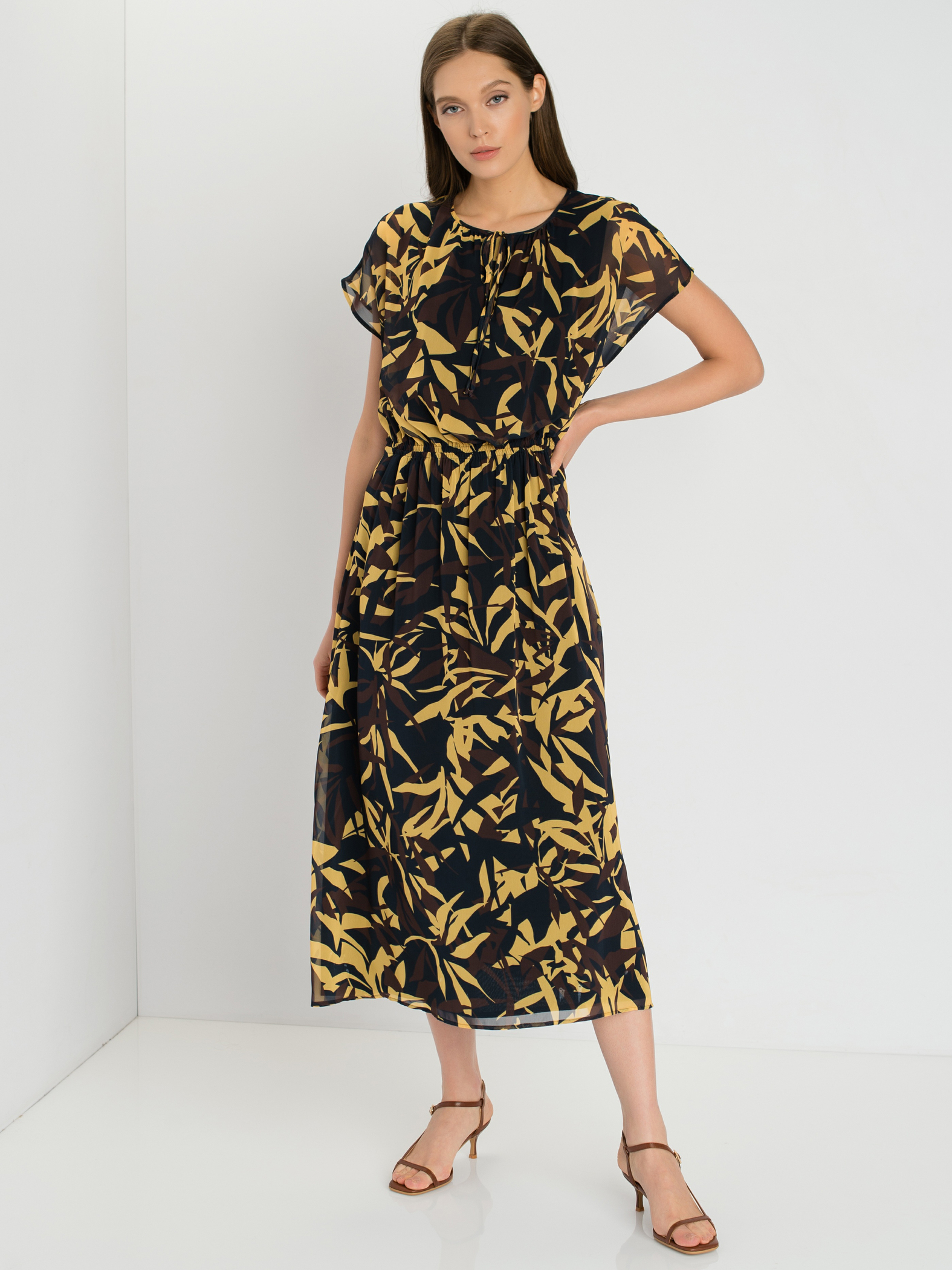 

Платье женское Gerry Weber 780030-31510-8128 коричневое 42, 780030-31510-8128