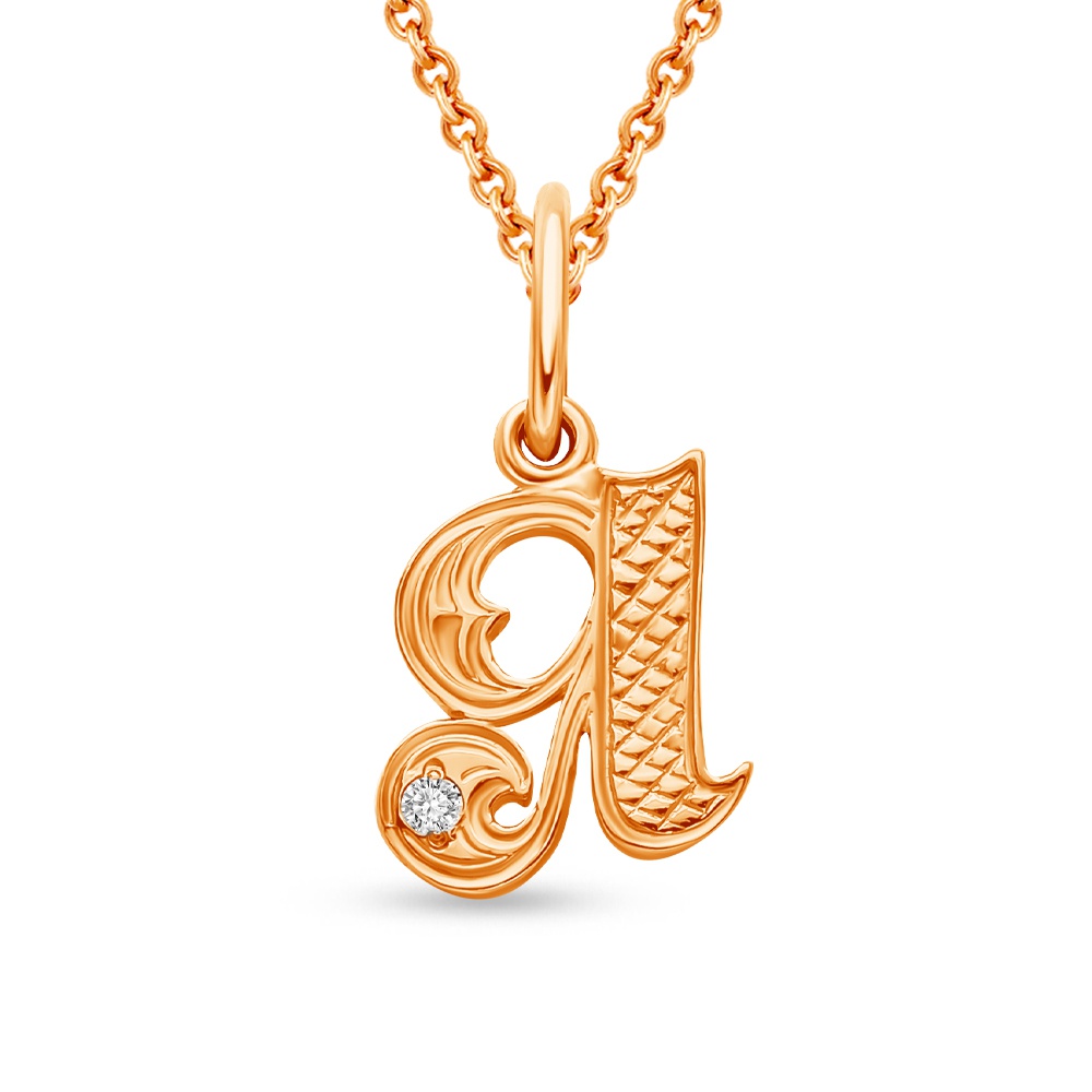 

Подвеска из красного золота 585Gold 603005765, фианит, 603005765