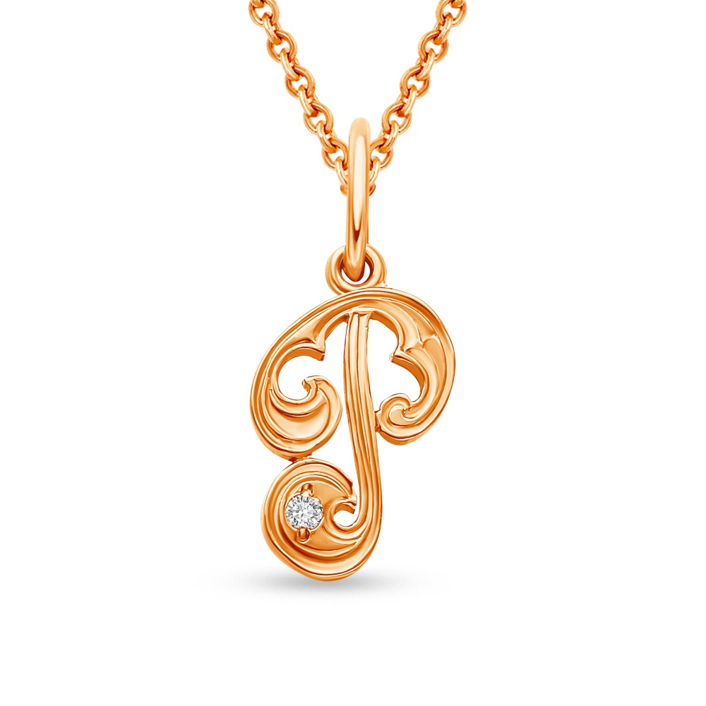 

Подвеска из красного золота 585Gold 603005692, фианит, 603005692