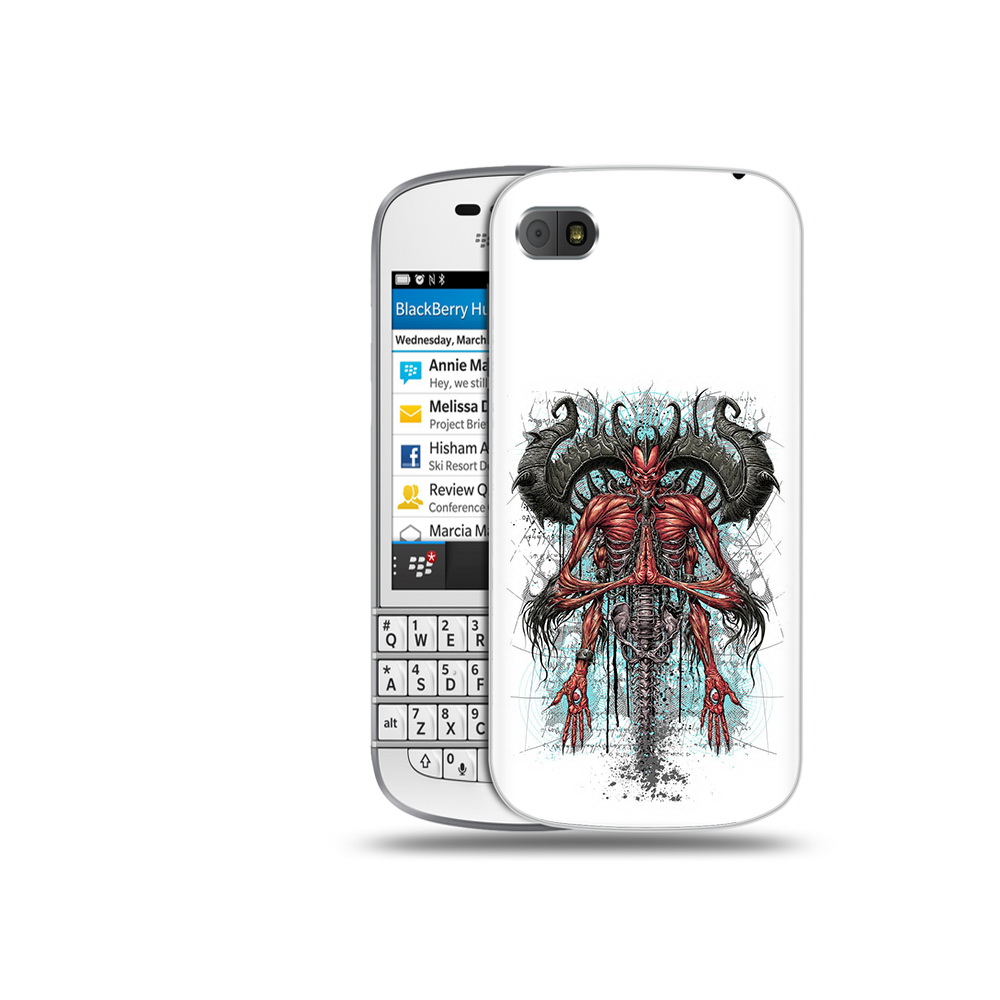 

Чехол MyPads Tocco для BlackBerry Q10 дьявол, Прозрачный, Tocco