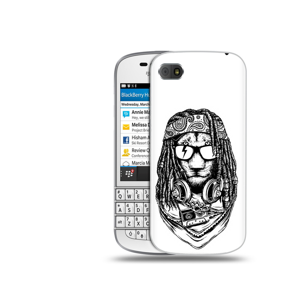 

Чехол MyPads Tocco для BlackBerry Q10 дреды льва, Прозрачный, Tocco