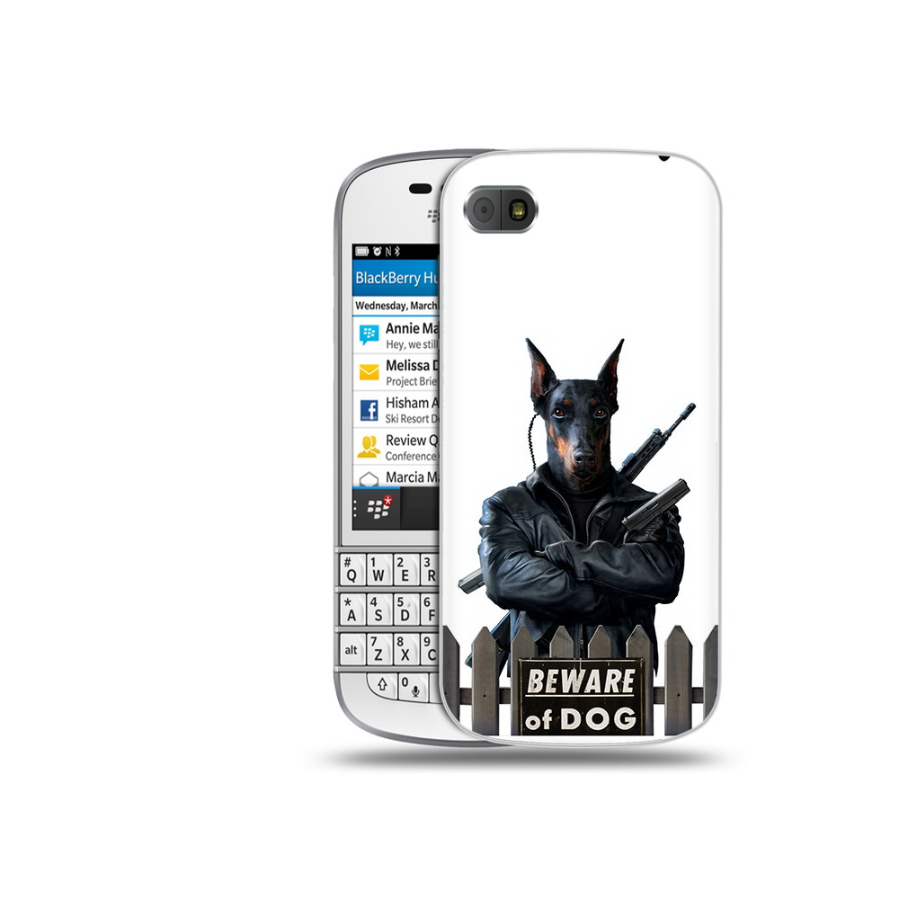 

Чехол MyPads Tocco для BlackBerry Q10 доберман, Прозрачный, Tocco