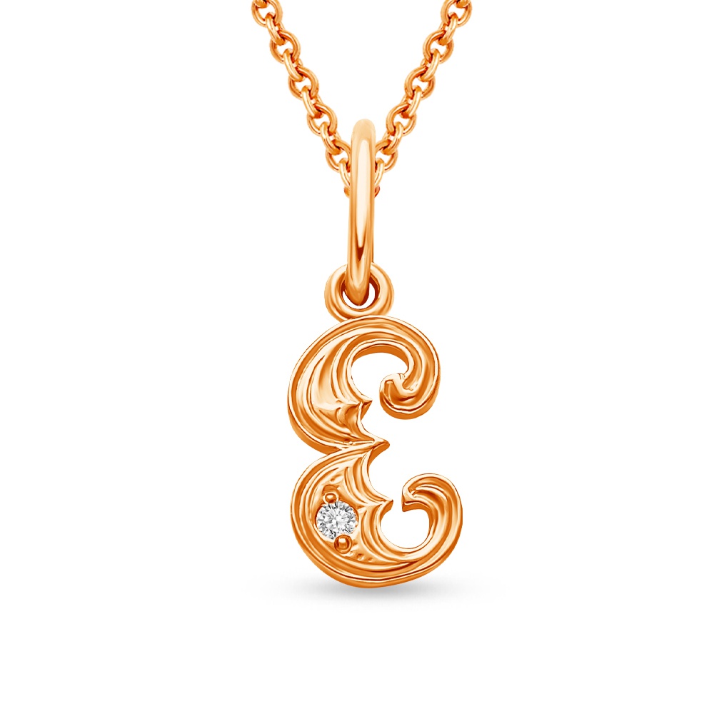 

Подвеска из красного золота 585Gold 603005684, фианит, 603005684