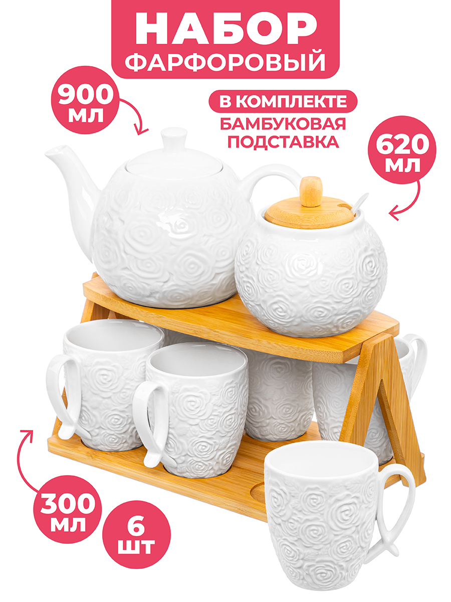 

Набор Elan Gallery Розы, на бамбуковой подставке