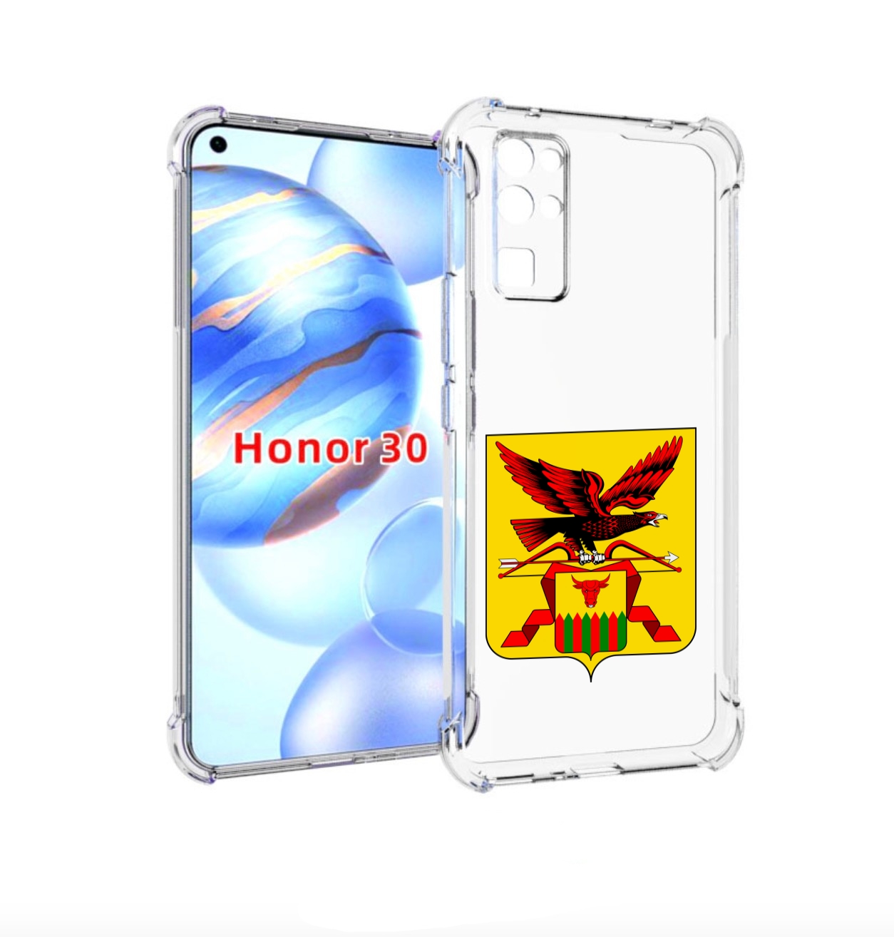 

Чехол бампер MyPads герб-забаикальскии-краи для Honor 30 (BMH, Прозрачный, Tocco