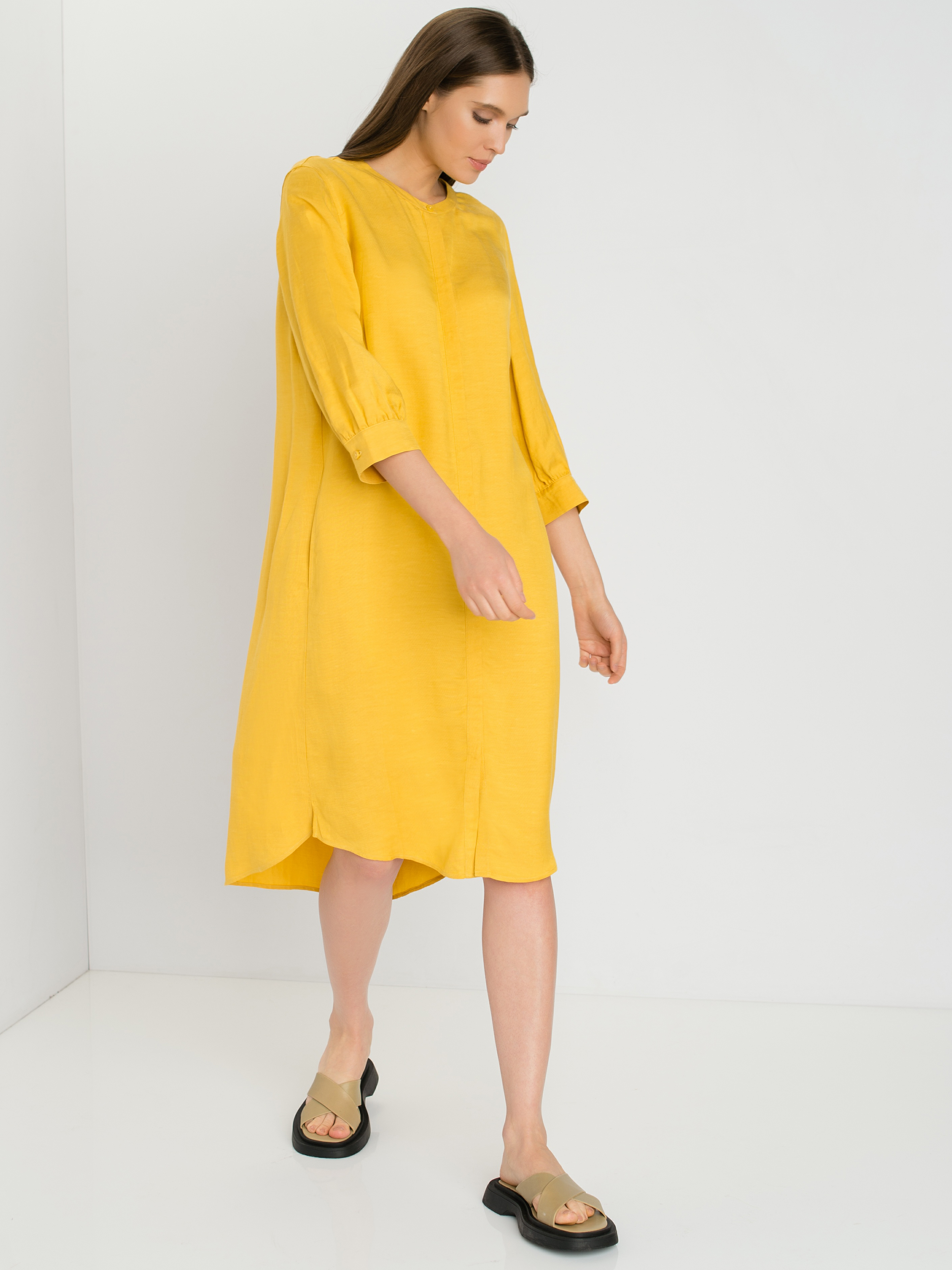 

Платье женское Gerry Weber 780028-31507-40210 желтое 34, 780028-31507-40210