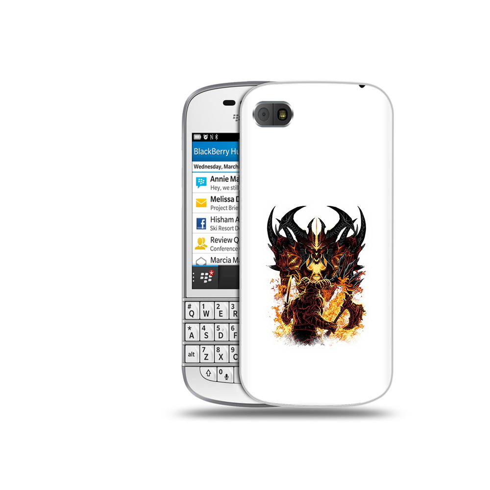 

Чехол MyPads Tocco для BlackBerry Q10 демон shadow fiend, Прозрачный, Tocco