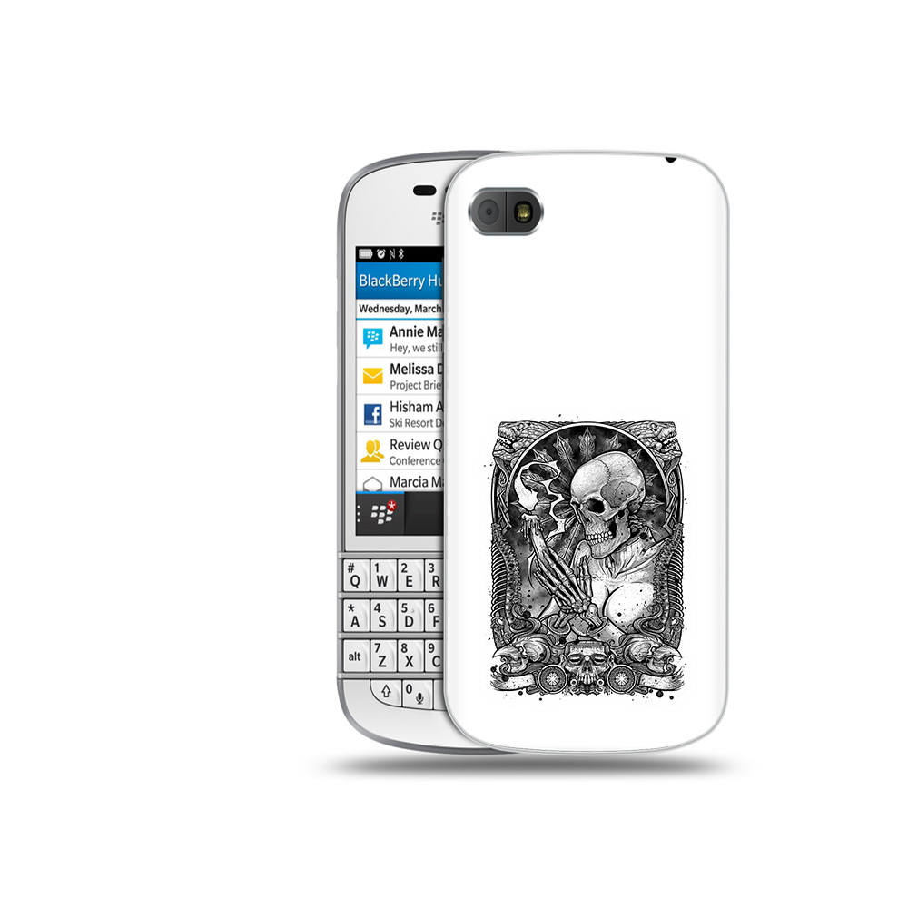 

Чехол MyPads Tocco для BlackBerry Q10 девушка скелет, Прозрачный, Tocco