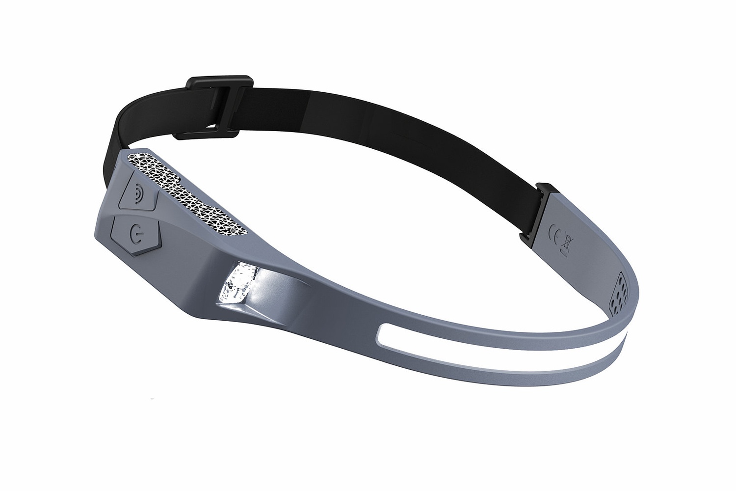 Фонарь налобный Moon U Серый