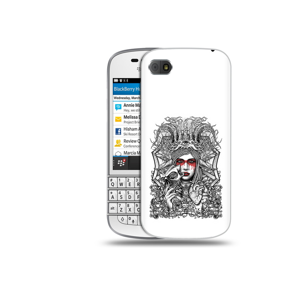 

Чехол MyPads Tocco для BlackBerry Q10 грусная девушка, Прозрачный, Tocco