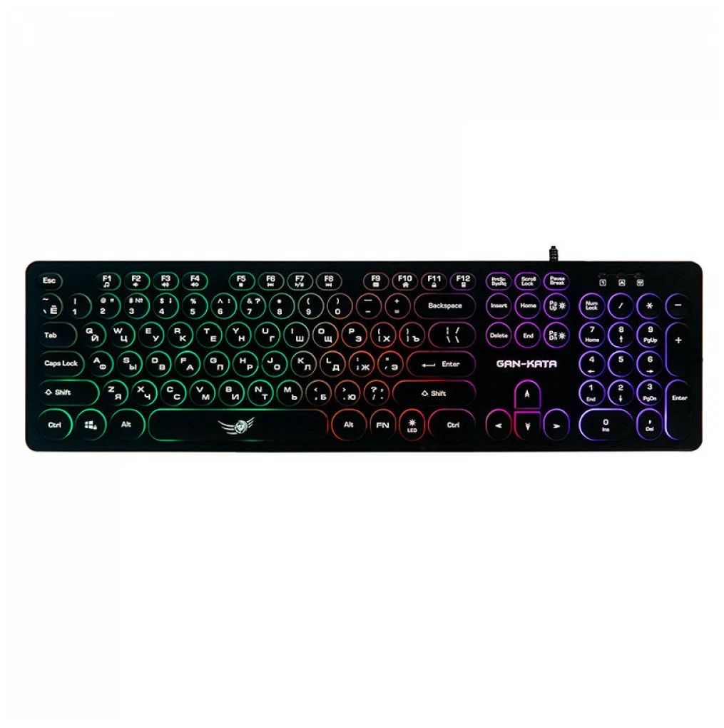 

Проводная игровая клавиатура Dialog Gan-Kata KGK-16U Black, Gan-Kata KGK-16U