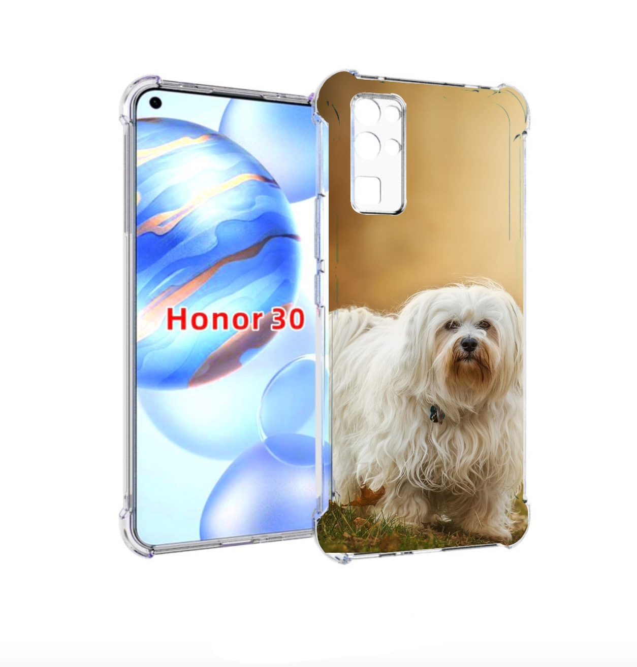 

Чехол бампер MyPads гаванскии бишон для Honor 30 (BMH-AN10) про, Прозрачный, Tocco