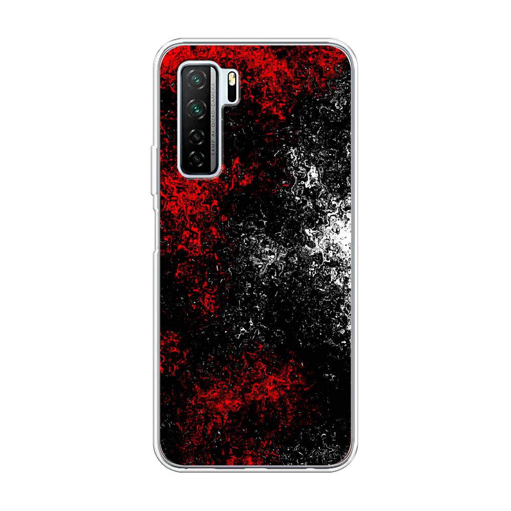 

Чехол на Huawei Nova 7 SE "Монотипия", Красный;черный;белый, 6102950-3