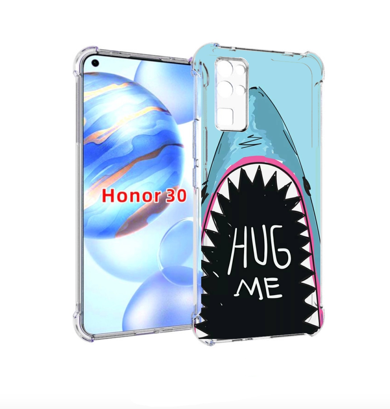 

Чехол бампер MyPads внутри меня для Honor 30 (BMH-AN10) противоу, Прозрачный, Tocco