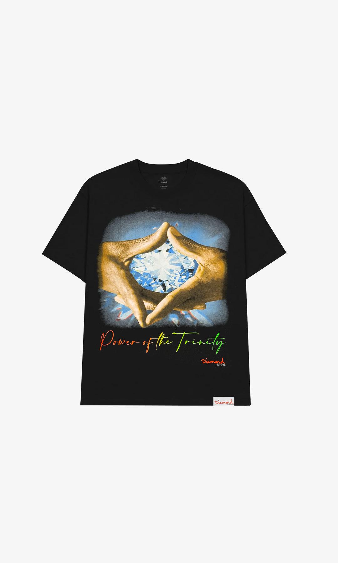 

Футболка мужская Diamond POWER OF TRINITY черная M, Черный, POWER OF TRINITY