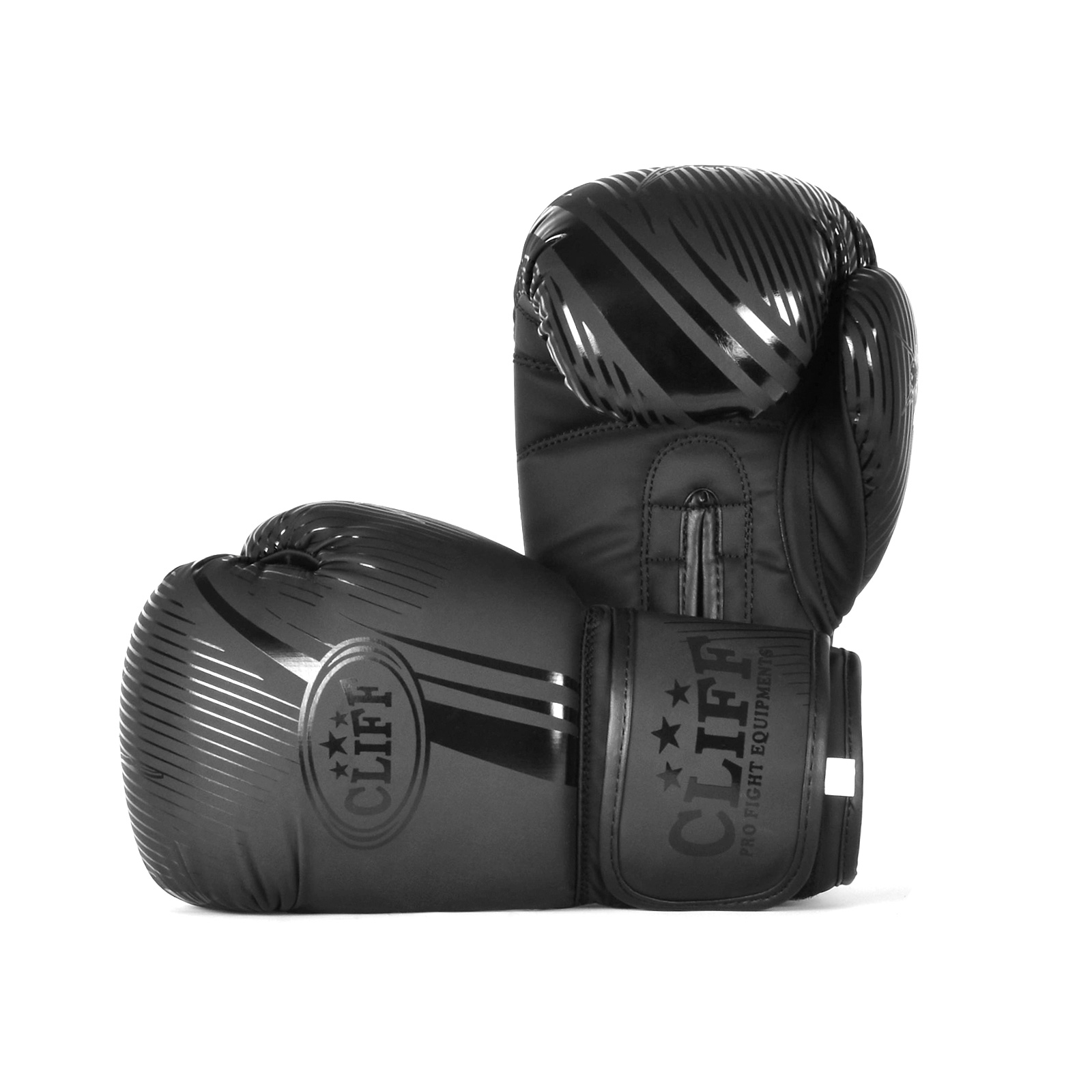 Перчатки боксёрские CLIFF BLACK WIDOW, FLEX, 10 унций, матовые, черные