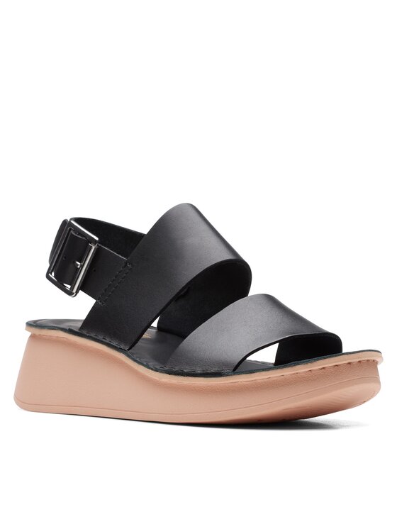 

Босоножки женские Clarks Velhill Strap черные 37 EU, Черный, Velhill Strap
