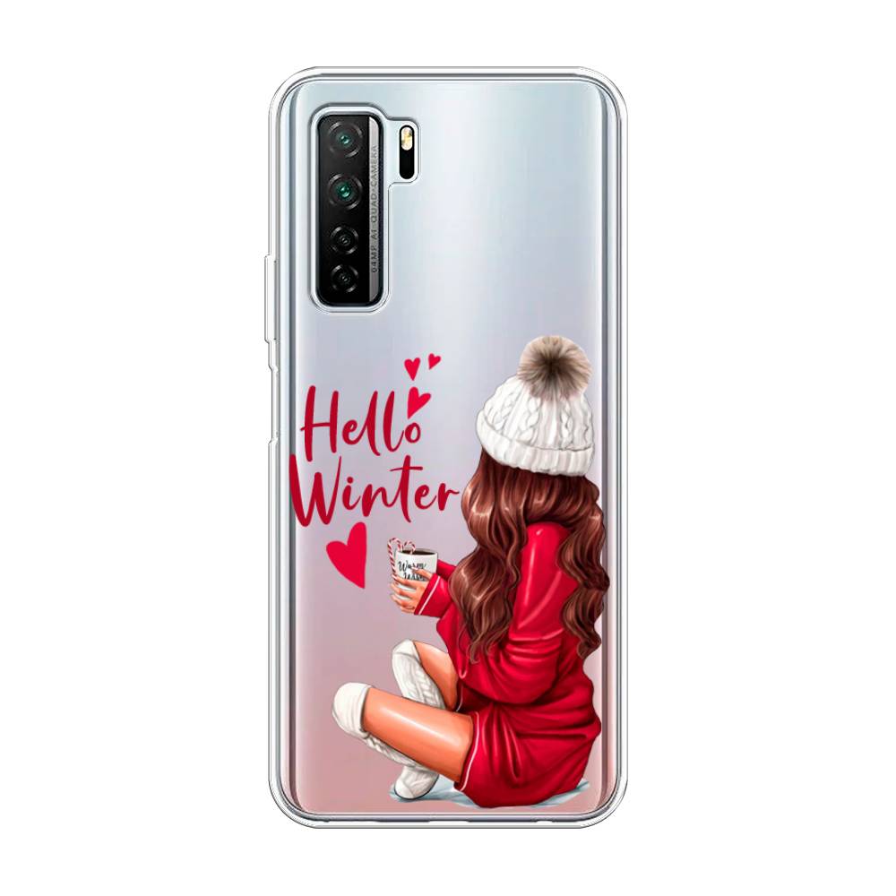 

Чехол на Honor 30S Global "Hello winter", Красный;белый;коричневый, 6102850-5