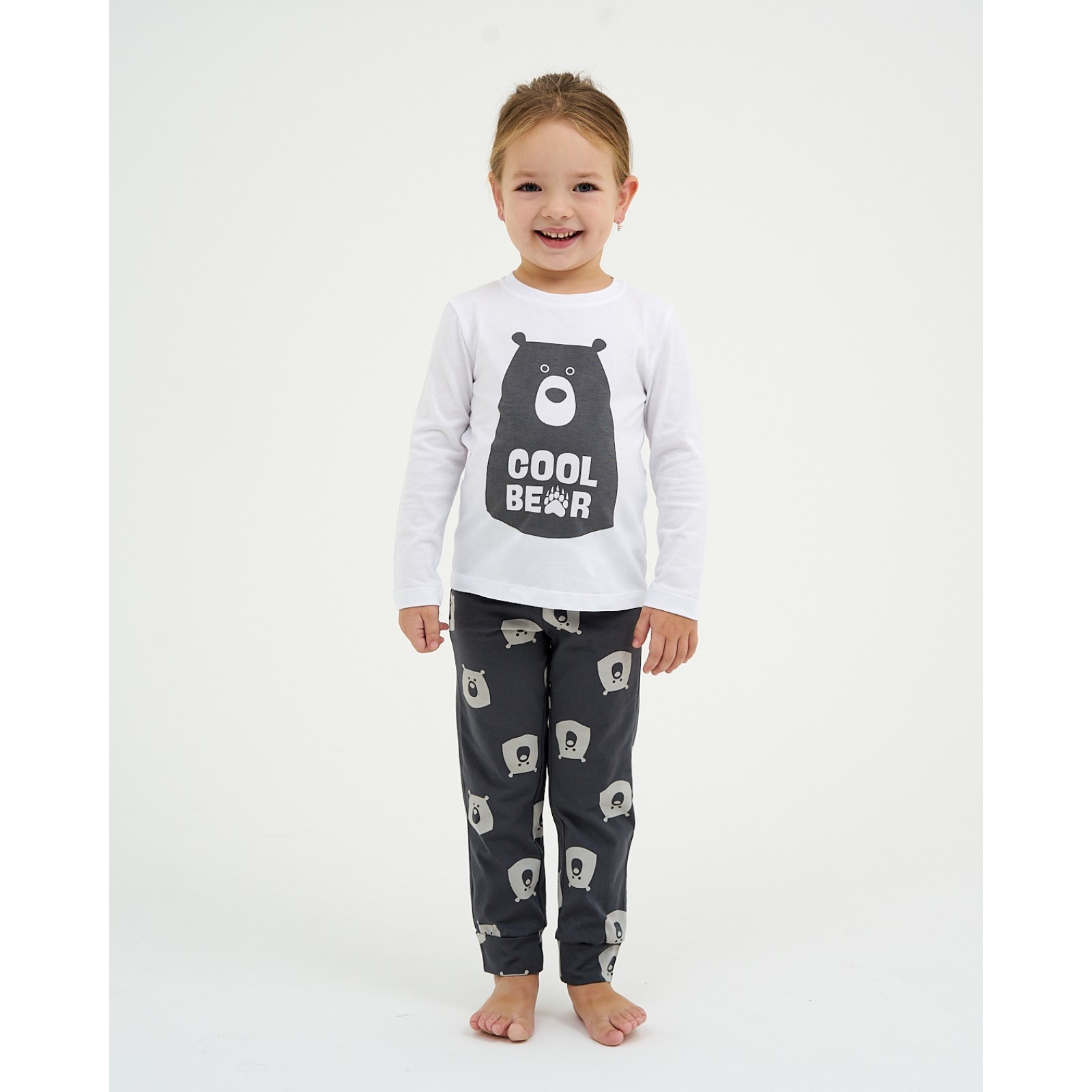 

Пижама детская KAFTAN Bear, белый, 86, Bear