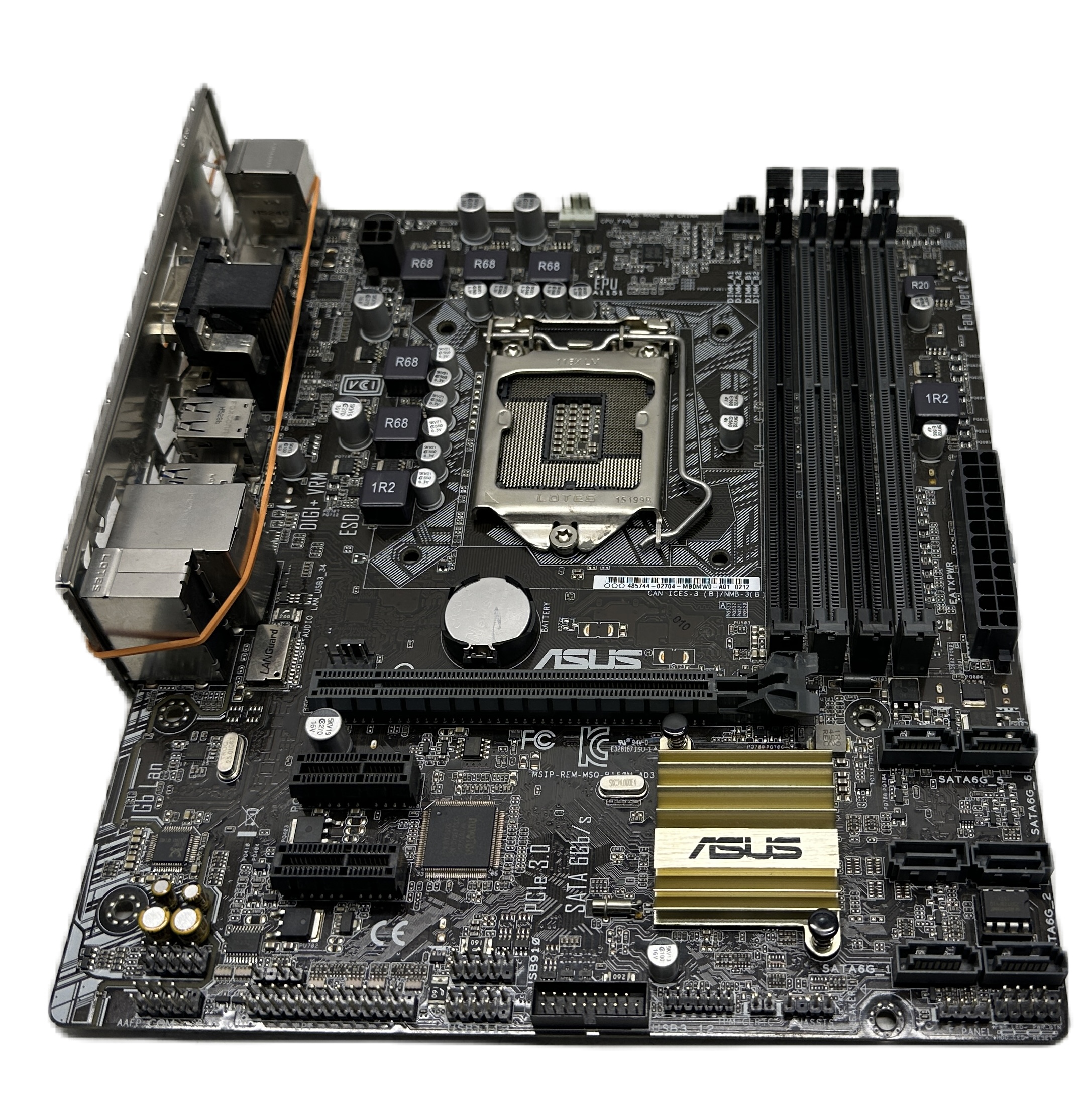 

Материнская плата ASUS B150M-A D3, B150M-A D3