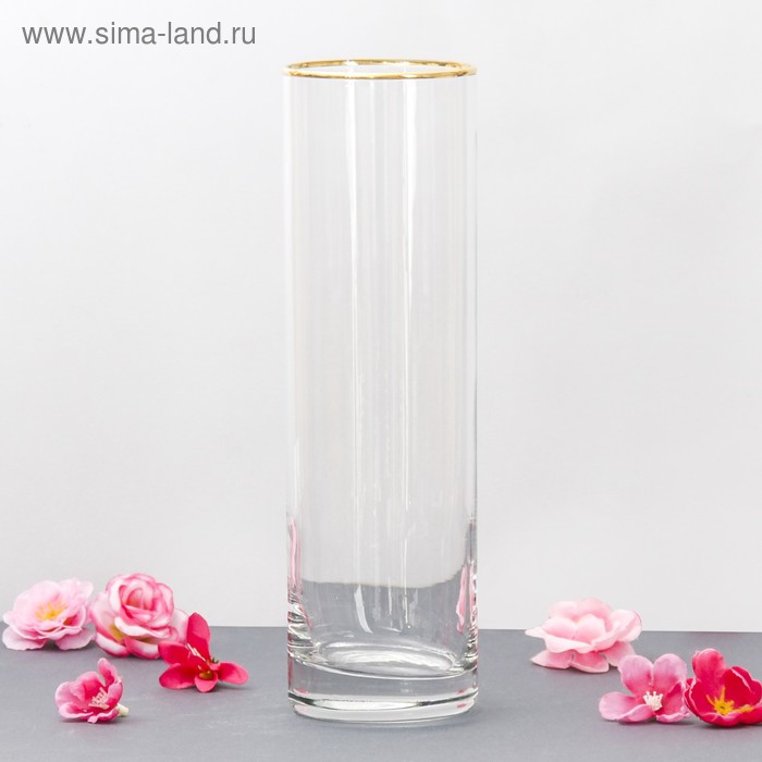 

Ваза FLORA c отводкой 7,5х26,5 см