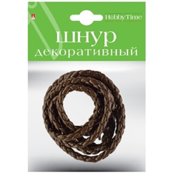 

ШНУР ДЕКОРАТИВНЫЙ КОЖАНЫЙ КРУГЛЫЙ, диаметр 1,5 мм, 1 м, КОРИЧНЕВЫЙ, 2-154/16, 2-154/16